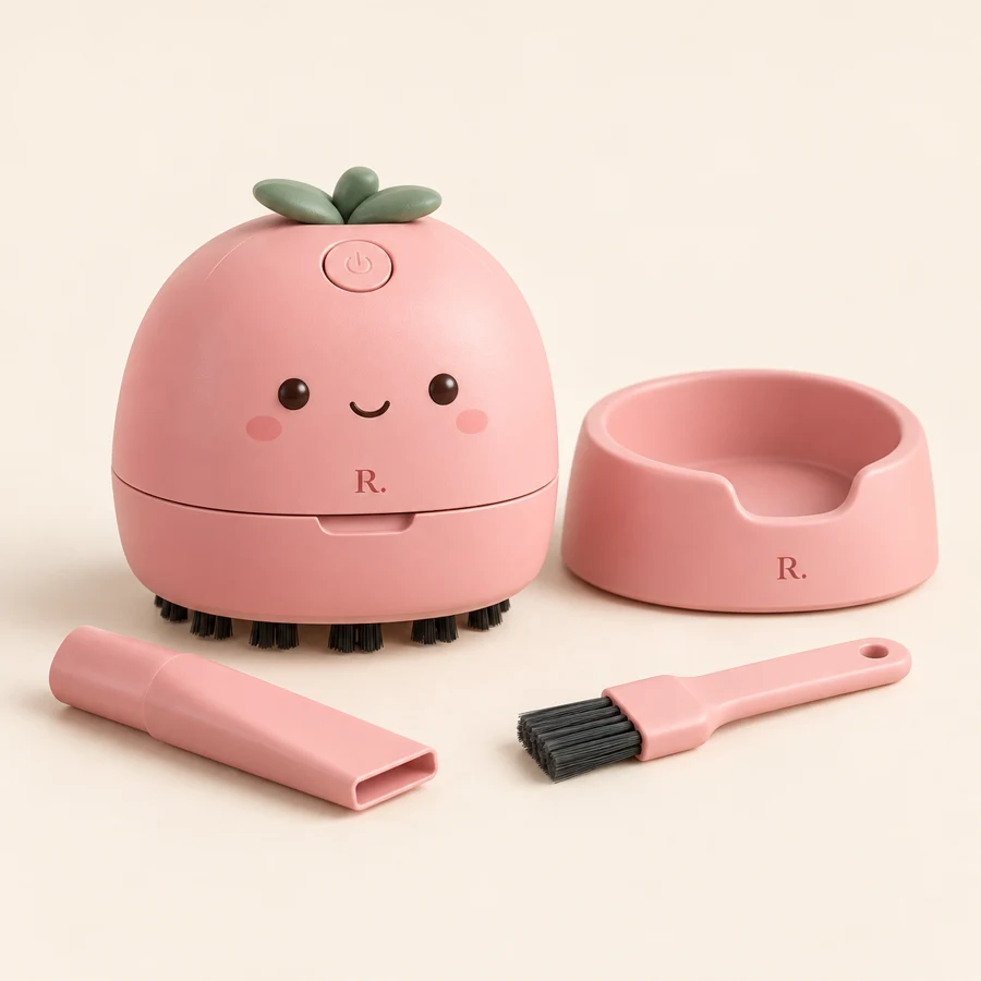 Berry Nest in Strawberry pink